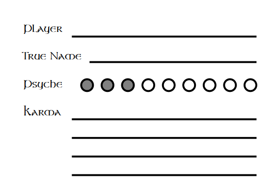 Timeless Character Sheet