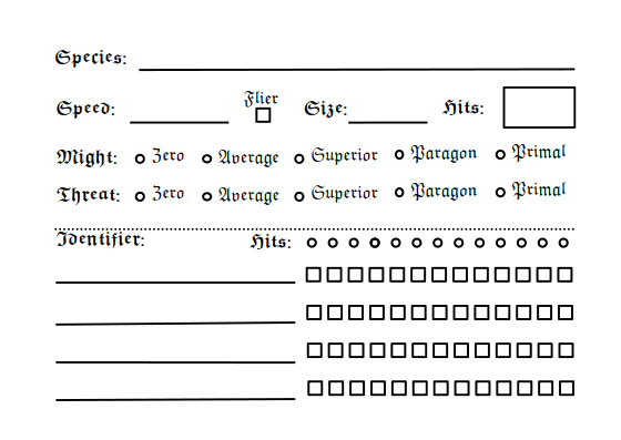 Devourer Sheet